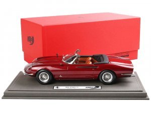 1966 Ferrari 365 California S/N 10077 Convertible Rosso Rubino Red Metallic with DISPLAY CASE