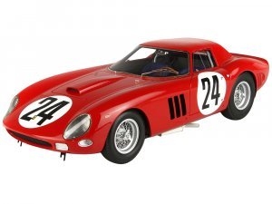 Ferrari 250 GTO #24 Lucien Bianchi - Beurlys (Jean Blaton) 24 Hours of Le Mans (1964) with DISPLAY CASE