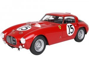 Ferrari 340 MM #15 Paolo Marzotto - Giannino Marzotto 24 Hours of Le Mans (1953) with DISPLAY CASE