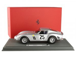 Ferrari 250 GTO #25 Elde - Pierre Dumay Night Version 24 Hours of Le Mans (1963) with DISPLAY CASE