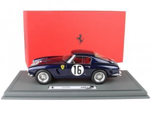 Ferrari 250 SWB #16 Fernand Tavano - Loustel (Pierre Dumay) Winner GT3.0 24 Hours of Le Mans (1960) with DISPLAY CASE