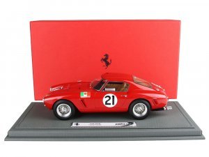 Ferrari 250 SWB #21 Beurlys (Jean Blaton) - Lucien Bianchi 24 Hours of Le Mans (1960) with DISPLAY CASE