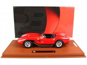 1957 Ferrari 250 Testarossa Red Concept 18 with DISPLAY CASE Series