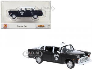 1974 Checker Cab Black and White Tallahasse  (HO) Scale
