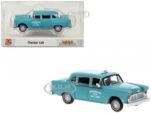 1974 Checker Cab Light Blue Detroit  (HO) Scale