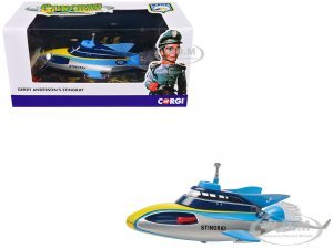 Stingray Submarine Blue and Silver with Yellow Stripes Gerry Andersons Stingray (1964) TV Series