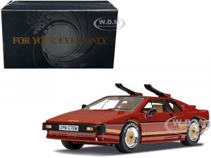 Lotus Esprit Turbo RHD (Right Hand Drive) Red Metallic James Bond 007 For Your Eyes Only (1981) Movie