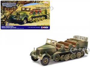 Krauss-Maffei Sd.Kfz.7 Medium Towing Half-Track AFV Luftwaffe FlaK Gun Artillery Tractor Tunisia (1943) German Army Military Legends Series