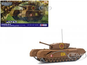 Churchill Mk.III Tank ESK Squadron HQ C Squadron 3rd Battalion Scots Guards 6th Guards Armoured Brigade (1943) British Royal Army Military Legends Series