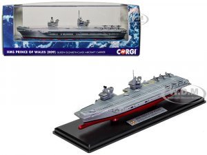 HMS Prince of Wales (R09) Aircraft Carrier Queen Elizabeth-Class British Royal Navy Naval Power Series
