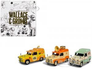 Wallace & Gromit Austin A35 Van Collection Set of 3 Pieces