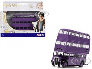 Knight Bus Triple Decker Bus Purple Harry Potter Movie Series
