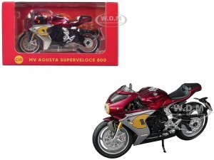 MV Agusta Superveloce 800 Motorcycle #1 Red Metallic and Silver