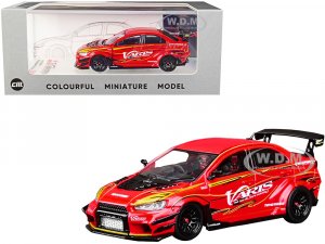 Mitsubishi Lancer Evolution X CZ4A Ver. 2 Wide Body RHD (Right Hand Drive) Varis Red with Graphics