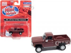 1975 Chevrolet 4x4 Pickup Truck Roseland Red  (HO) Scale