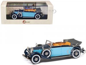 1933-37 Mercedes-Benz 290 W18 Lang Cabriolet D Two-Tone Blue