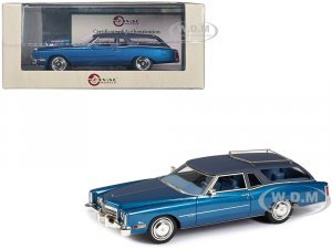 1972 Cadillac Eldorado 2-Door Station Wagon Blue Metallic with Matt Blue Top and Blue Interior