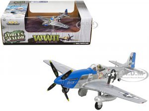 North American Aviation P-51D Mustang Aircraft Fighter Petie 3rd Lt. Col. John C. Meyer 487th Fighter Squadron 352nd Fighter Group USAAF (1944) WW2 Aircrafts Series 1/72
