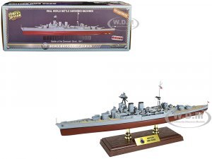 HMS Hood British Admiral-class Battleship Battle of the Denmark Strait (May 1941) 1/700 Scale Model by Forces of Valor