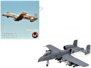 Republic A-10C Thunderbolt II Attack Aircraft Flying Tigers 23rd Fighter Group 23rd Wing (2003) United States Air Force 1/100