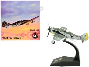 Focke-Wulf Fw 190A-8 Fighter Aircraft 98-Victory Ace Staffelkapitaen Horst Hannig I./JG 2 Triqueville France (1943) German Luftwaffe 1/72