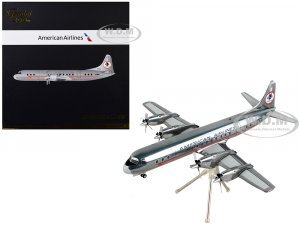 Lockheed L-188A Electra Astrojet Commercial Aircraft American Airlines Silver Gemini 200 Series