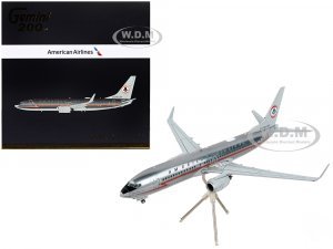 Boeing 737-800 Commercial Aircraft American Airlines - AstroJet Silver with Red Stripes Gemini 200 Series