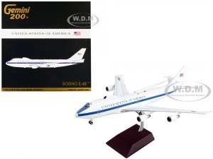 Boeing E-4B Military Aircraft 55th Wing 1st Airborne Command and Control Squadron Offutt Air Force Base United States Air Force Gemini 200 Series 1/200