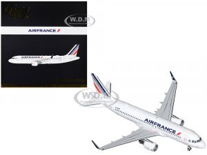 Airbus A320 Commercial Aircraft Air France White with Tail Stripes Gemini 200 Series