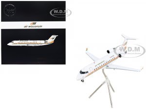Bombardier CRJ200 Commercial Aircraft Air Wisconsin White with Orange and Green Stripes Gemini 200 Series