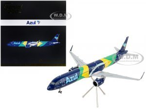 Airbus A321neo Commercial Aircraft Azul Linhas Aereas Dark Blue Brazil Flag Livery Gemini 200 Series