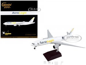Boeing 777F Commercial Aircraft AeroLogic White Gemini 200 - Interactive Series