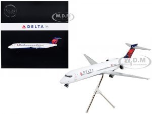 Boeing 717-200 Commercial Aircraft Delta Air Lines White with Blue Tail Gemini 200 Series