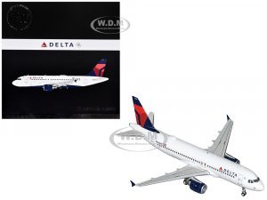 Airbus A320 Commercial Aircraft Delta Air Lines (N376NW) White with Red and Blue Tail Gemini 200 Series