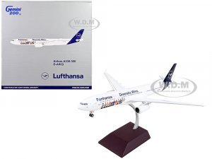 Airbus A330-300 Commercial Aircraft Lufthansa - Diversity Wins White with Blue Tail Gemini 200 Series