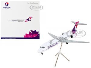 Boeing 717-200 Commercial Aircraft Hawaiian Airlines White with Purple Tail Gemini 200 Series