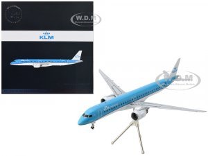 Embraer E195-E2 Commercial Aircraft KLM Cityhopper Blue and White Gemini 200 Series