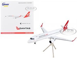 Embraer ERJ-190 Commercial Aircraft Qantas Airways - QantasLink White with Red Tail Gemini 200 Series