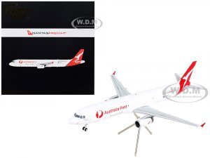 Airbus A321P2F Commercial Aircraft Qantas Freight - Australia Post White with Red Tail Gemini 200 Series