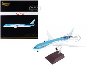 Boeing 787-9 Commercial Aircraft TUI Airways Blue and White Gemini 200 Series