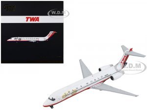 Boeing 717-200 Commercial Aircraft Trans World Airlines White with Red Stripes Gemini 200 Series