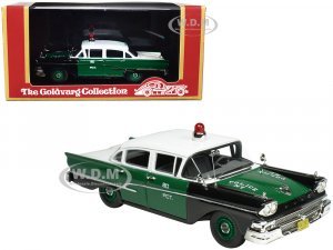 1958 Ford Custom 300 Green and White NYPD (New York City Police Department)