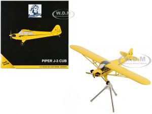 Piper J-3 Cub Light Aircraft NC 38759 Yellow with Black Stripes Gemini General Aviation Series