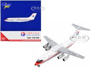 British Aerospace 146-300 Commercial Aircraft China Eastern Airlines White with Red and Blue Stripes