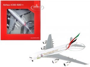 Airbus A380-800 Commercial Aircraft Emirates Airlines - Year of Zayed 2018 White with Graphics