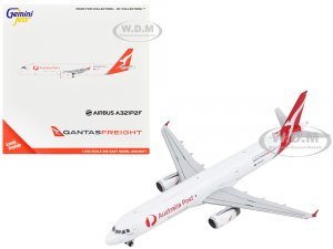 Airbus A321P2F Commercial Aircraft Qantas Freight - Australia Post White with Red Tail