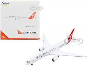 Boeing 787-9 Commercial Aircraft Qantas Airways - Spirit of Australia White with Red Tail
