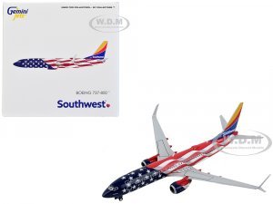 Boeing 737-800 Commercial Aircraft Southwest Airlines - Freedom One United States Flag Livery