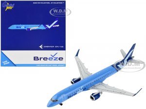 Embraer ERJ-195 Commercial Aircraft Breeze Airways Blue