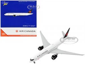 Boeing 777-200LR Commercial Aircraft Air Canada White with Black Tail